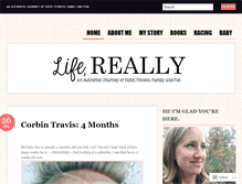 Tablet Screenshot of lifereallyblog.com